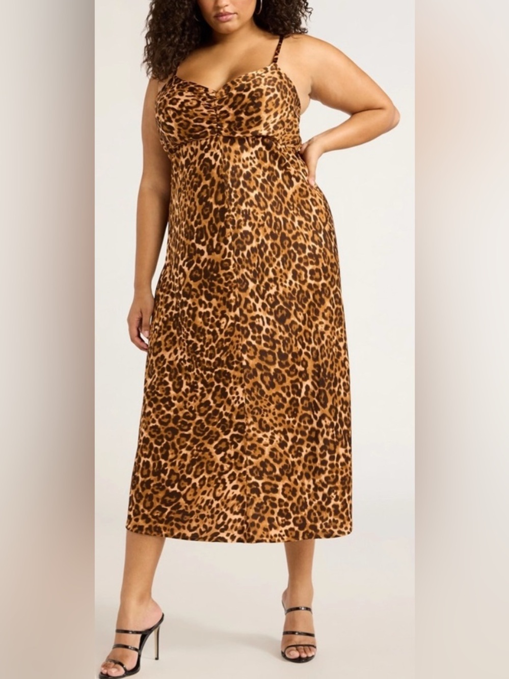 sofia by sofia vergara Leopard Print Slip Dress NWOT